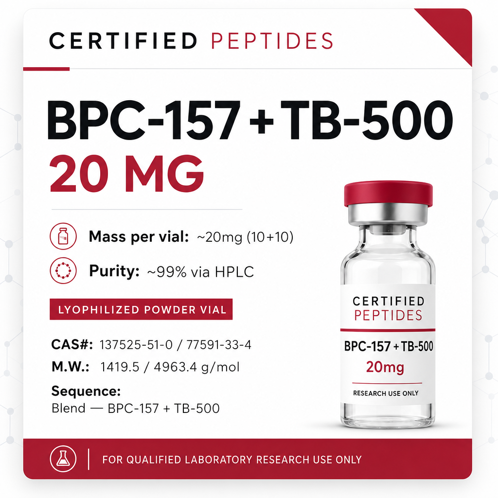 BPC-157 & TB-500 — Wolverine Pack, 20 mg product card