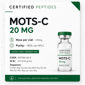 MOTS-C, 20 mg product card